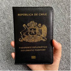 Porta Pasaporte Escudo De Chile Documentos Viajes Funda